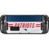 NFL New England Patriots White Striped Steam Deck Handheld Gaming Computer Skin